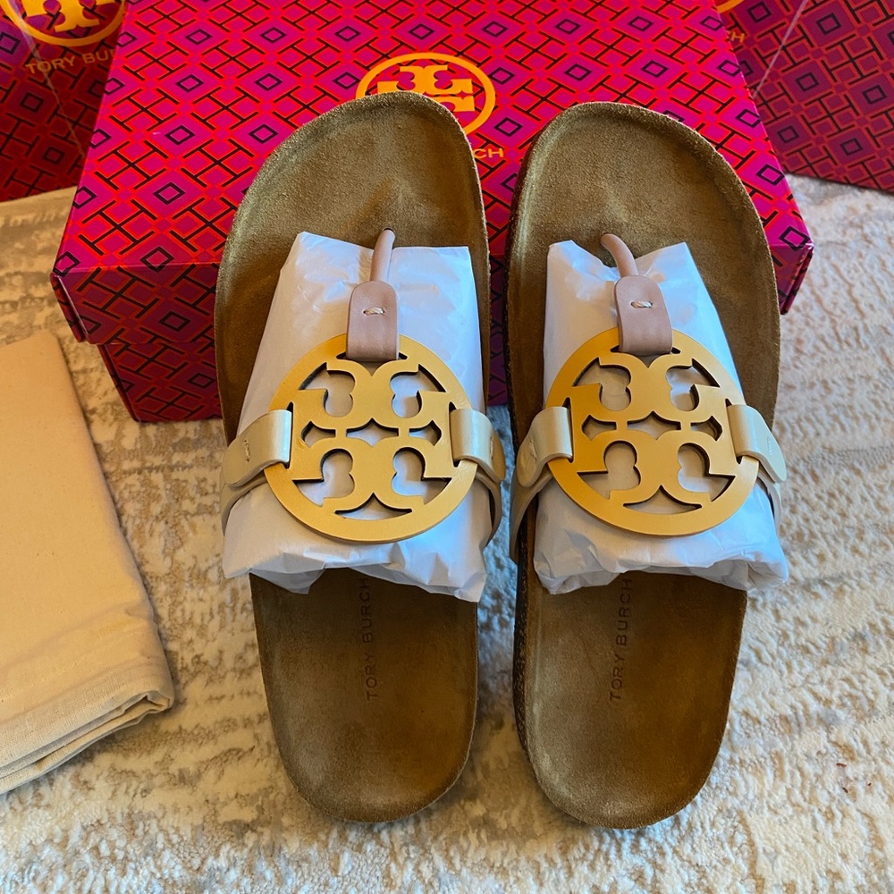 Tory Burch Women's Miller Cloud Slide Sandals - Picture 4 of 9